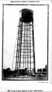 New water tower 1915