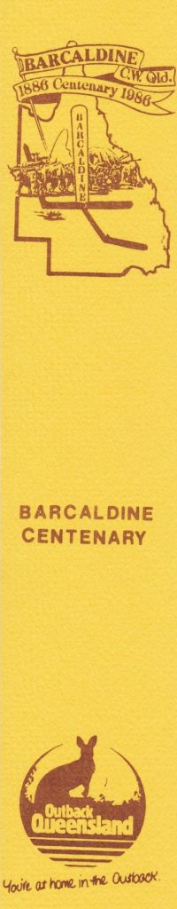 Centenary book mark 1986 colour x1